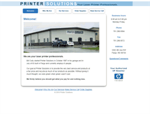 Tablet Screenshot of printersolutions.net
